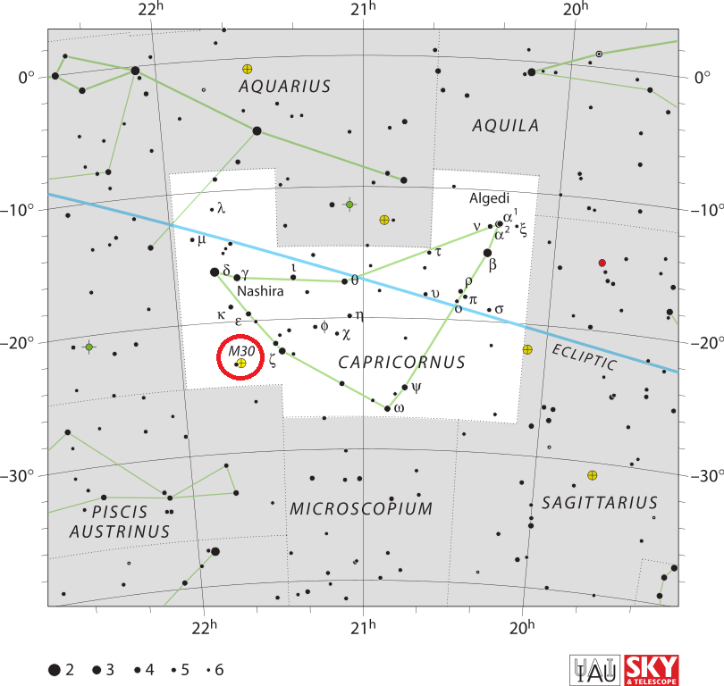m30 location,find messier 30